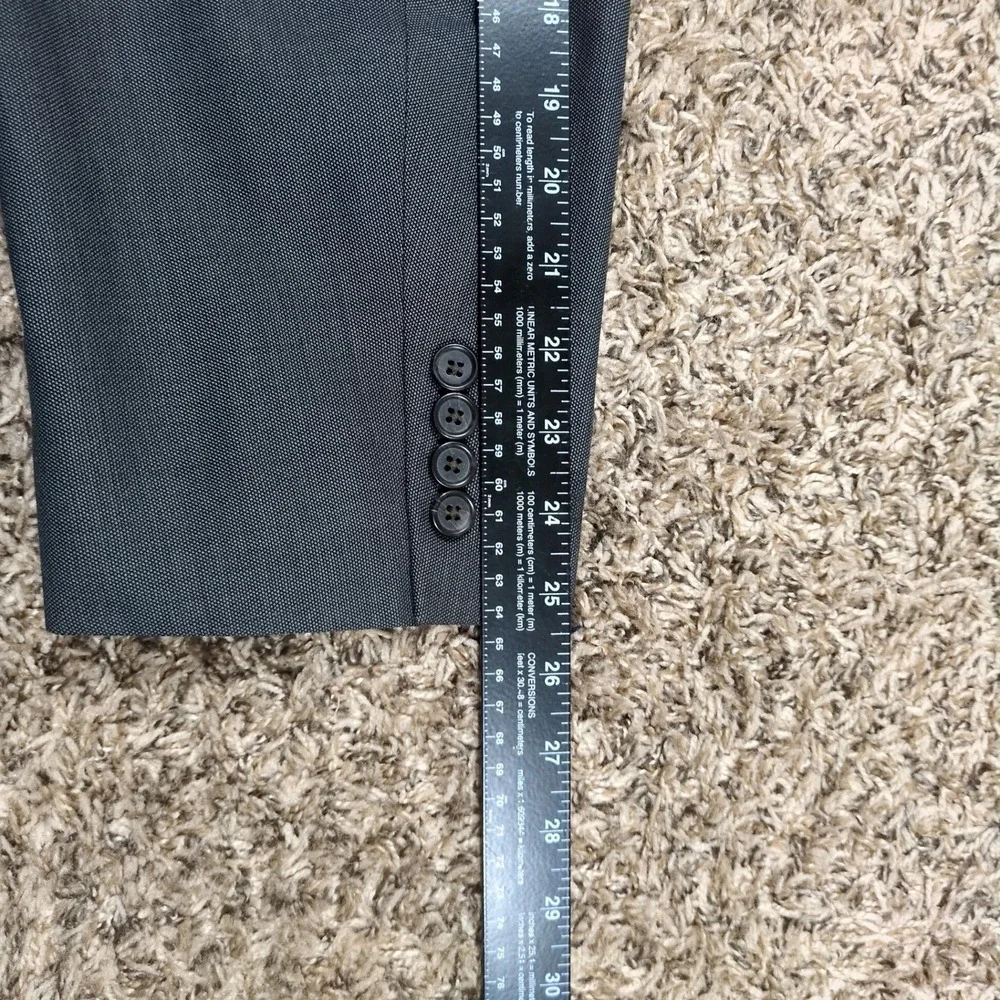 Lauren Ralph Lauren Men Gray Wool Blend‎ Suit Blazer Jacket 52R